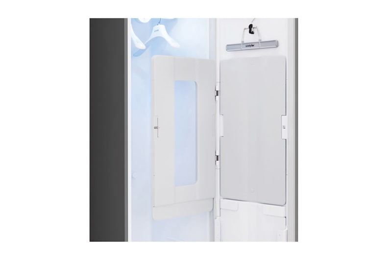 LG Styler Dampfschrank (5,2 kg, 185 cm hoch) mit Spiegelfront | S3MFC, S3MFC