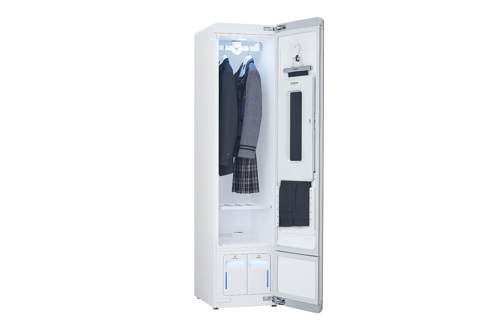 LG Styler Dampfschrank Weiß (5,2 kg, 185 cm hoch) | S3WF, S3WF