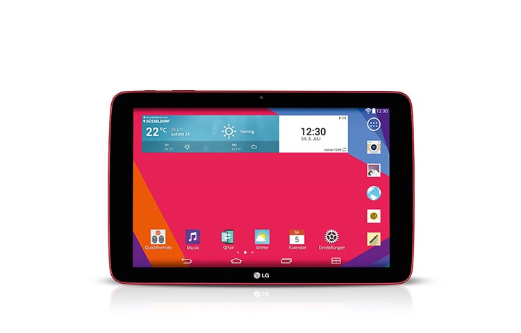 LG 10-Zoll-Tablet mit 1,2-GHz-Quad-Core-Prozessor, IPS-Display, 8.000-mAh-Akku und QPair 2.0, G Pad 10.1