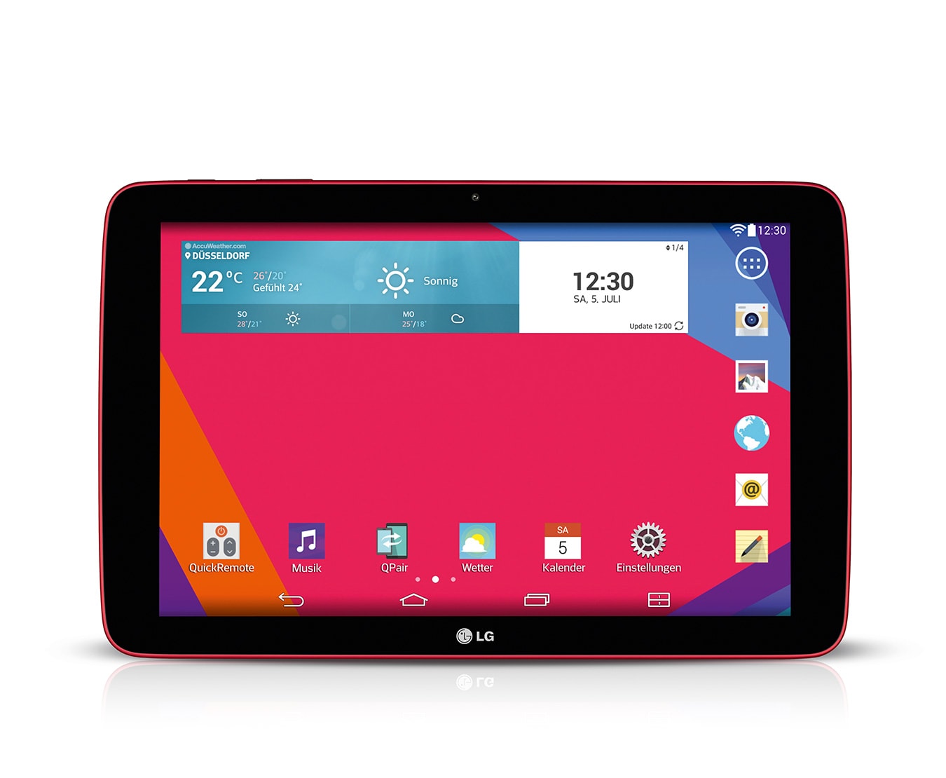 LG 10-Zoll-Tablet mit 1,2-GHz-Quad-Core-Prozessor, IPS-Display, 8.000-mAh-Akku und QPair 2.0, G Pad 10.1