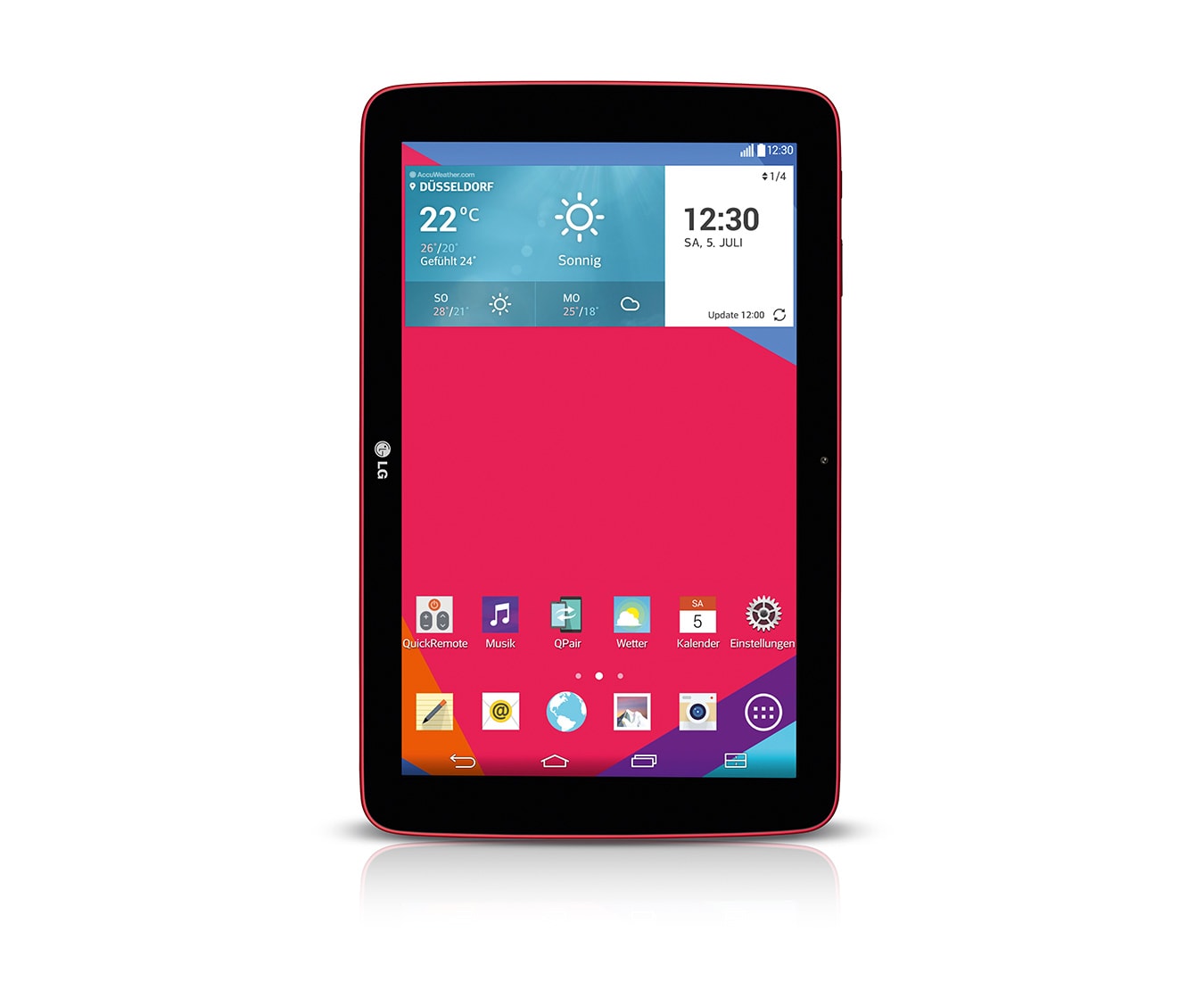 LG 10-Zoll-Tablet mit 1,2-GHz-Quad-Core-Prozessor, IPS-Display, 8.000-mAh-Akku und QPair 2.0, G Pad 10.1