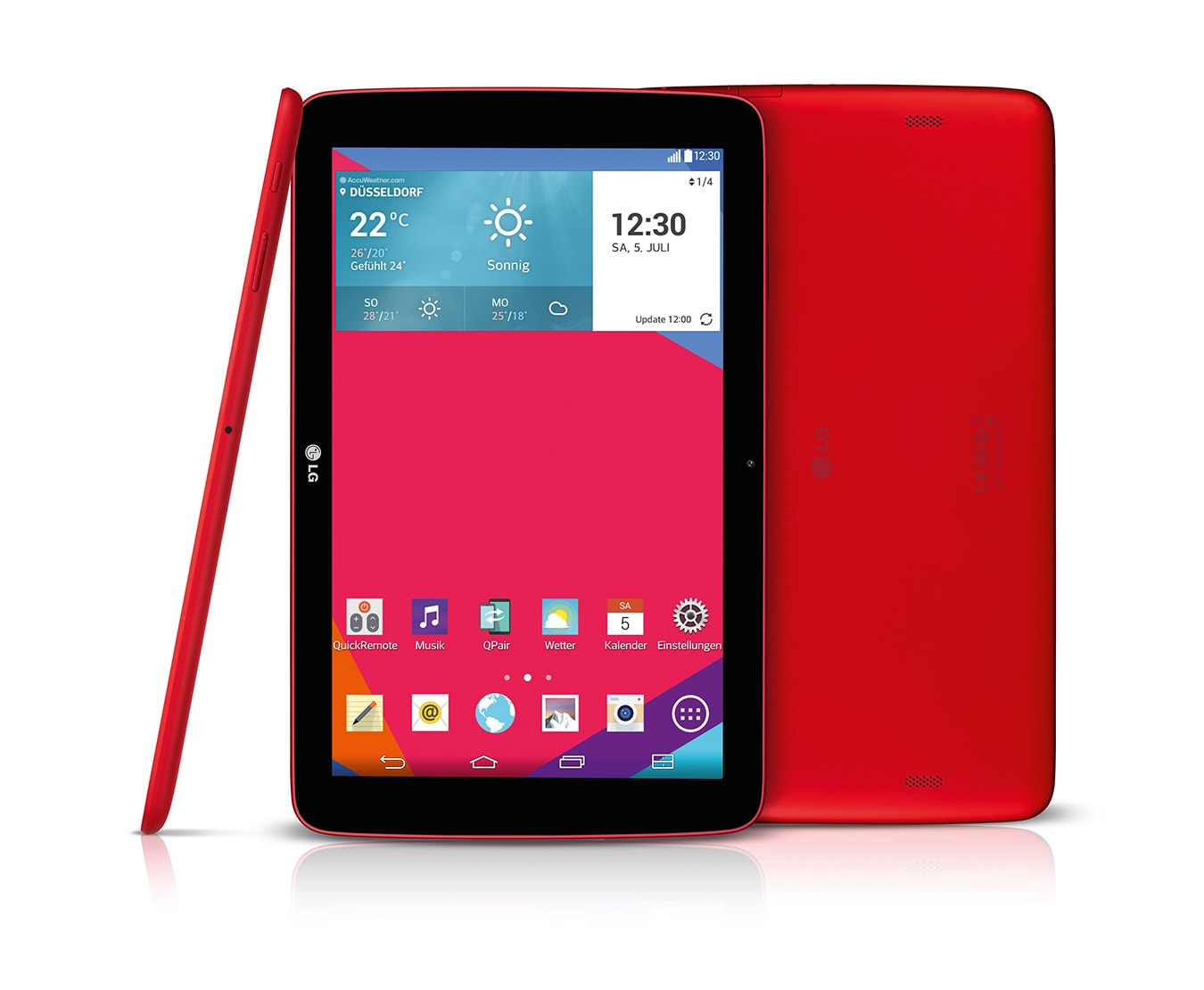 LG 10-Zoll-Tablet mit 1,2-GHz-Quad-Core-Prozessor, IPS-Display, 8.000-mAh-Akku und QPair 2.0, G Pad 10.1