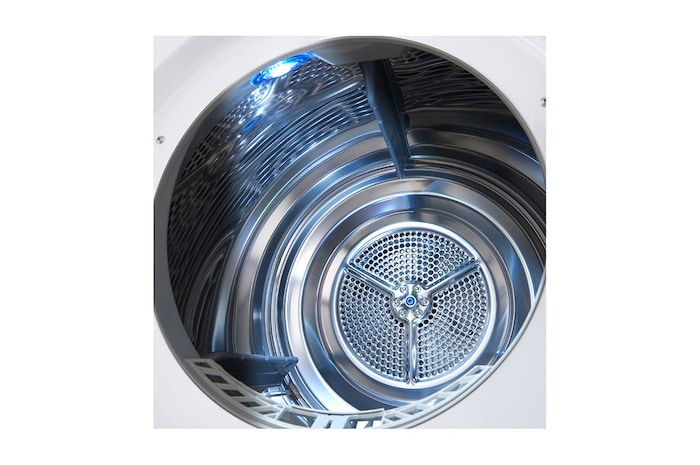 LG Trockner Weiß (EEK C, 9 kg) mit Dual Inverter Wärmepumpentechnologie & selbstreinigendem Kondensator I RT90V9W, RT90V9W