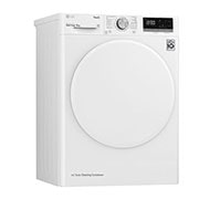 LG Trockner mit Dual Inverter Wärmepumpentechnologie | Automatisch selbstreinigender Kondensator | 8 kg Fassungsvermögen | Wi-Fi-Funktion | Energieeffizienzklasse A++, V3RT8