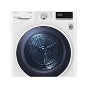LG Trockner mit Dual Inverter Wärmepumpentechnologie & Sicherheitsglastür | Automatisch selbstreinigender Kondensator | 9 kg Fassungsvermögen | Wi-Fi-Funktion | Energieeffizienzklasse A++, V5RT9