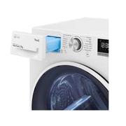 LG Trockner mit Dual Inverter Wärmepumpentechnologie & Sicherheitsglastür | Automatisch selbstreinigender Kondensator | 9 kg Fassungsvermögen | Wi-Fi-Funktion | Energieeffizienzklasse A++, V5RT9