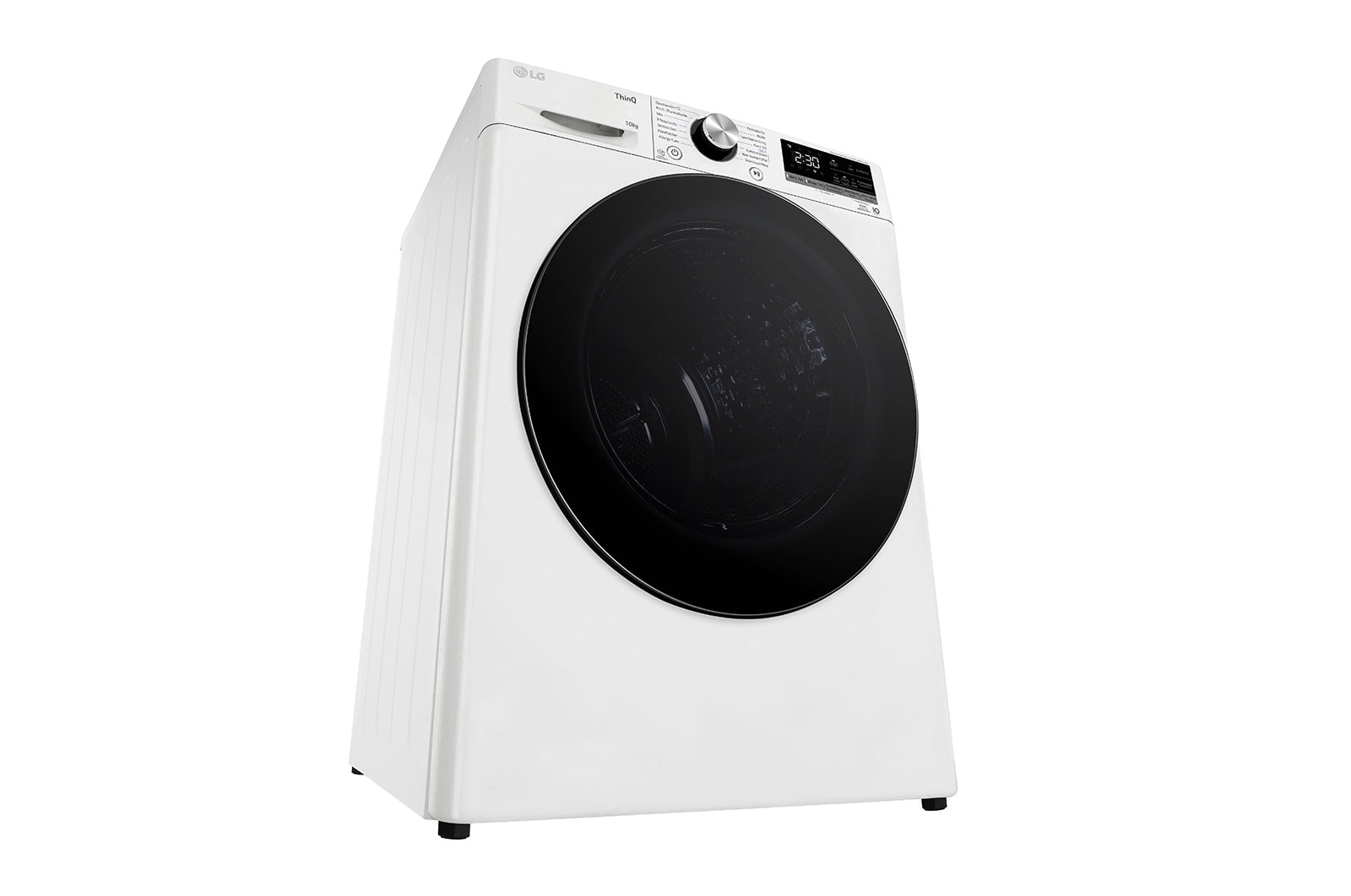 LG Trockner Weiß (A+++, 10 kg) mit Dual Inverter Wärmepumpentechnologie & selbstreinigendem Kondensator I V9AYXT, V9AYXT