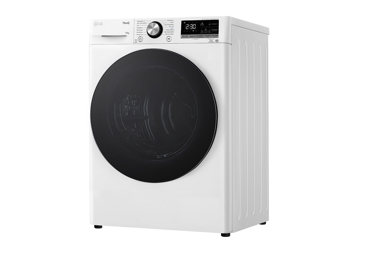 LG Trockner Weiß (A+++, 10 kg) mit Dual Inverter Wärmepumpentechnologie & selbstreinigendem Kondensator I V9AYXT, V9AYXT