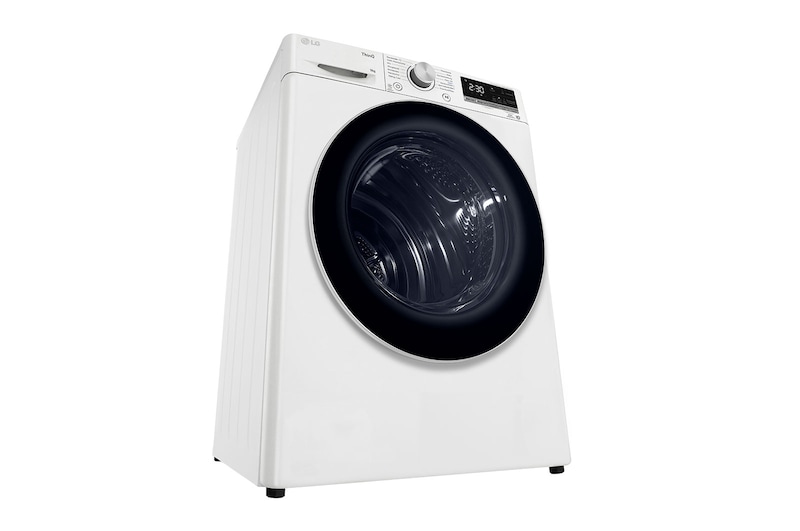 LG Trockner Weiß (C, 9 kg) mit Dual Inverter Wärmepumpentechnologie & selbstreinigendem Kondensator I V9R09TC, V9R09TC