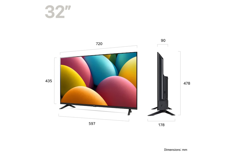 LG 32 Zoll LG HD LR60 Smart TV, 32LR60006LA