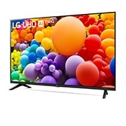 Seitenansicht des LG UHD TV, UT80