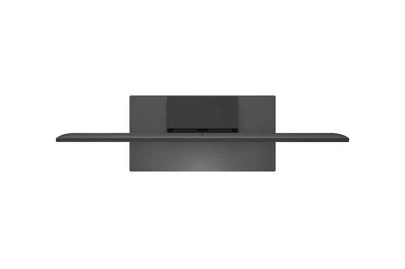 Auf einem LG QNED TV-Bildschirm befindet sich die webOS 25-Startseite, die mit Apps und Unterhaltungsinhalten gefüllt ist. Neben dem Fernseher befindet sich die LG Al Magic Remote. Die Al-Taste ist hervorgehoben, als ob sie durch die Stimme des Benutzers aktiviert würde. Daneben befindet sich eine Sprechblase, die auf mein Konto umschaltet. Der kurze Text erklärt, wie Nutzer ihre Stimme mit ihrem persönlichen Profil synchronisieren können, um die Navigation zu erleichtern und personalisierte Empfehlungen zu erhalten.