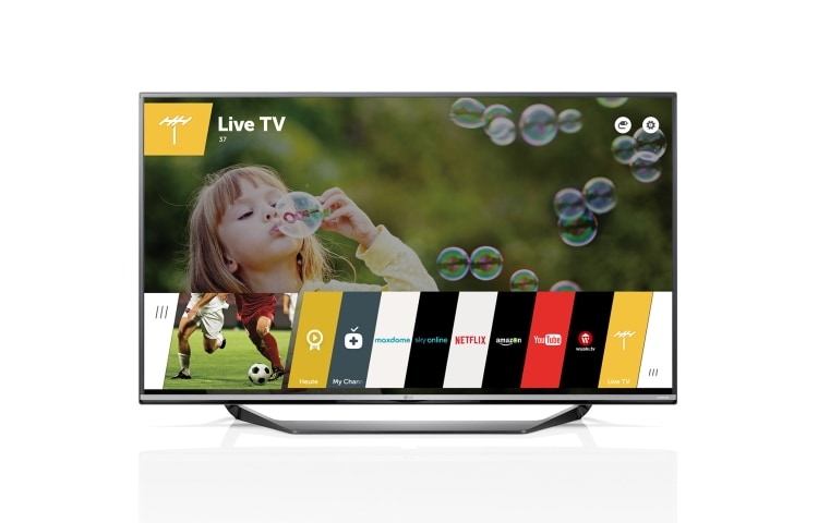 LG Smart TV mit 123 cm (49 Zoll) Bildschirmdiagonale, webOS und Ultra HD-Auflösung , 49UF7709