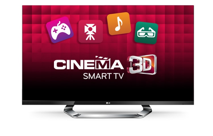 LG LED-TV mit 119 cm (47 Zoll) Bildschirmdiagonale, CINEMA 3D-Technologie und CINEMA SCREEN-Design , 47LM760S