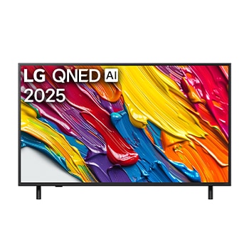 Frontansicht des 50 Zoll LG QNED AI QNED84 4K Smart TV 50QNED84A6C