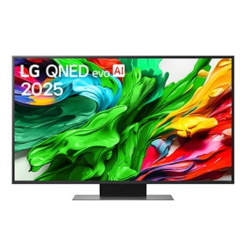 Frontansicht des 50 Zoll LG QNED evo AI QNED86 MiniLED 4K Smart TV 50QNED86A6C
