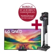 LG 55QNED826RE 55'' LG 4K QNED TV QNED82 & A9K-PRO1G Handstaubsauger mit zwei Akkus I Iron Grey I LG CordZero® A9K-PRO1G, 55QNED826RE.A9KPRO1