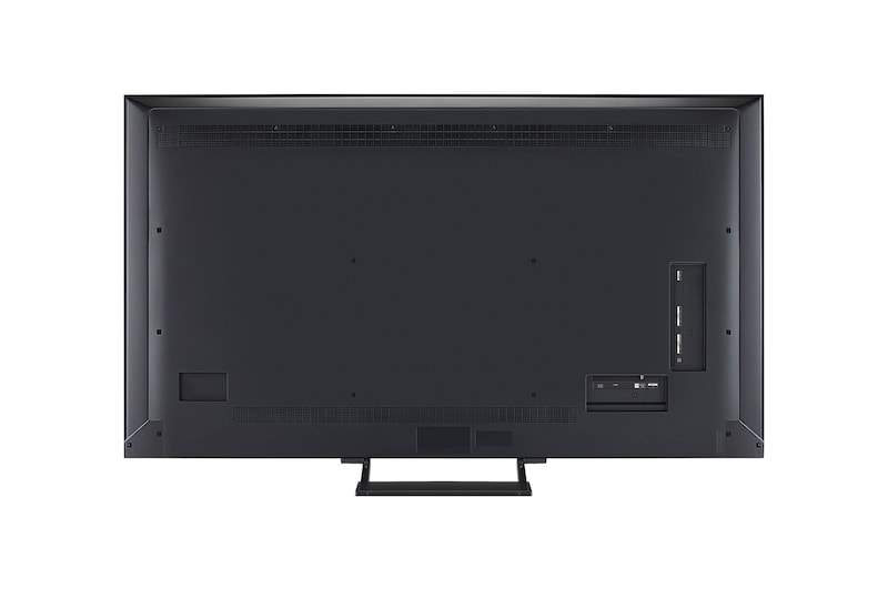 Rückansicht des LG QNED evo TV