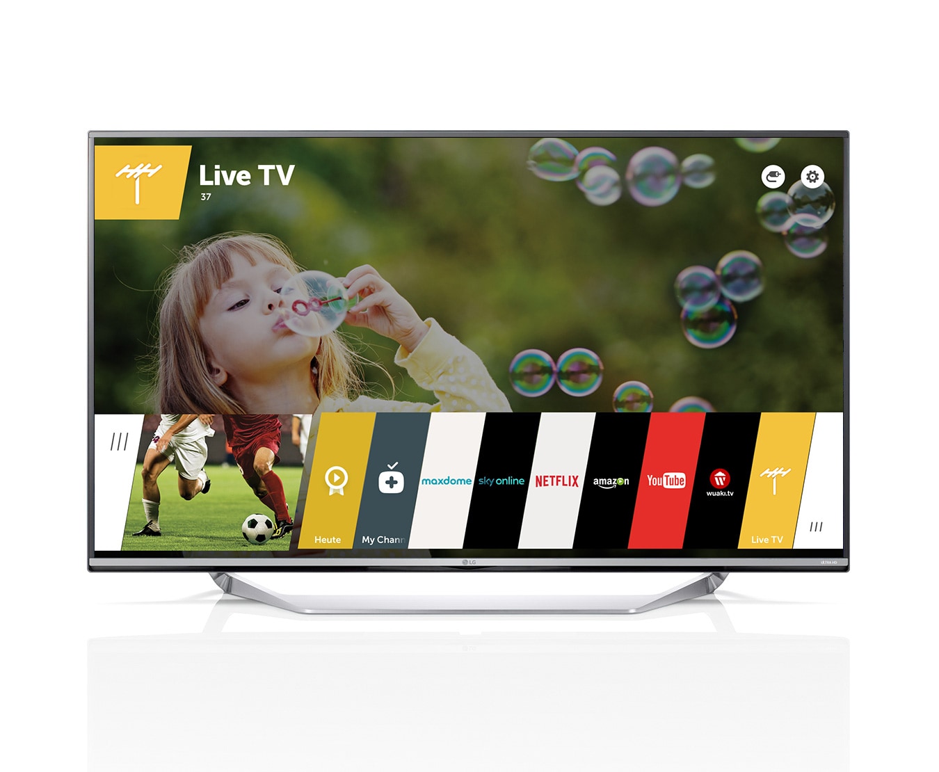 LG Smart TV mit 100 cm (40 Zoll) Bildschirmdiagonale, webOS und Ultra HD-Auflösung , 40UF7769