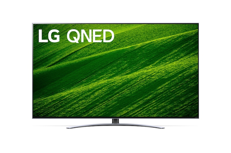 Vorderseite von 65" LG 4K QNED TV QNED82 65QNED829QB