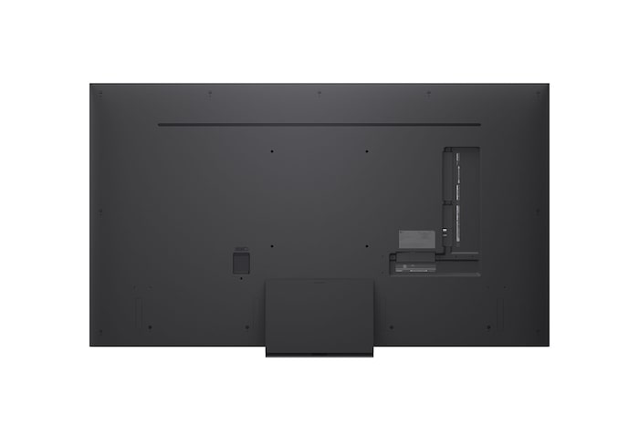 Rückansicht des LG QNED evo TV