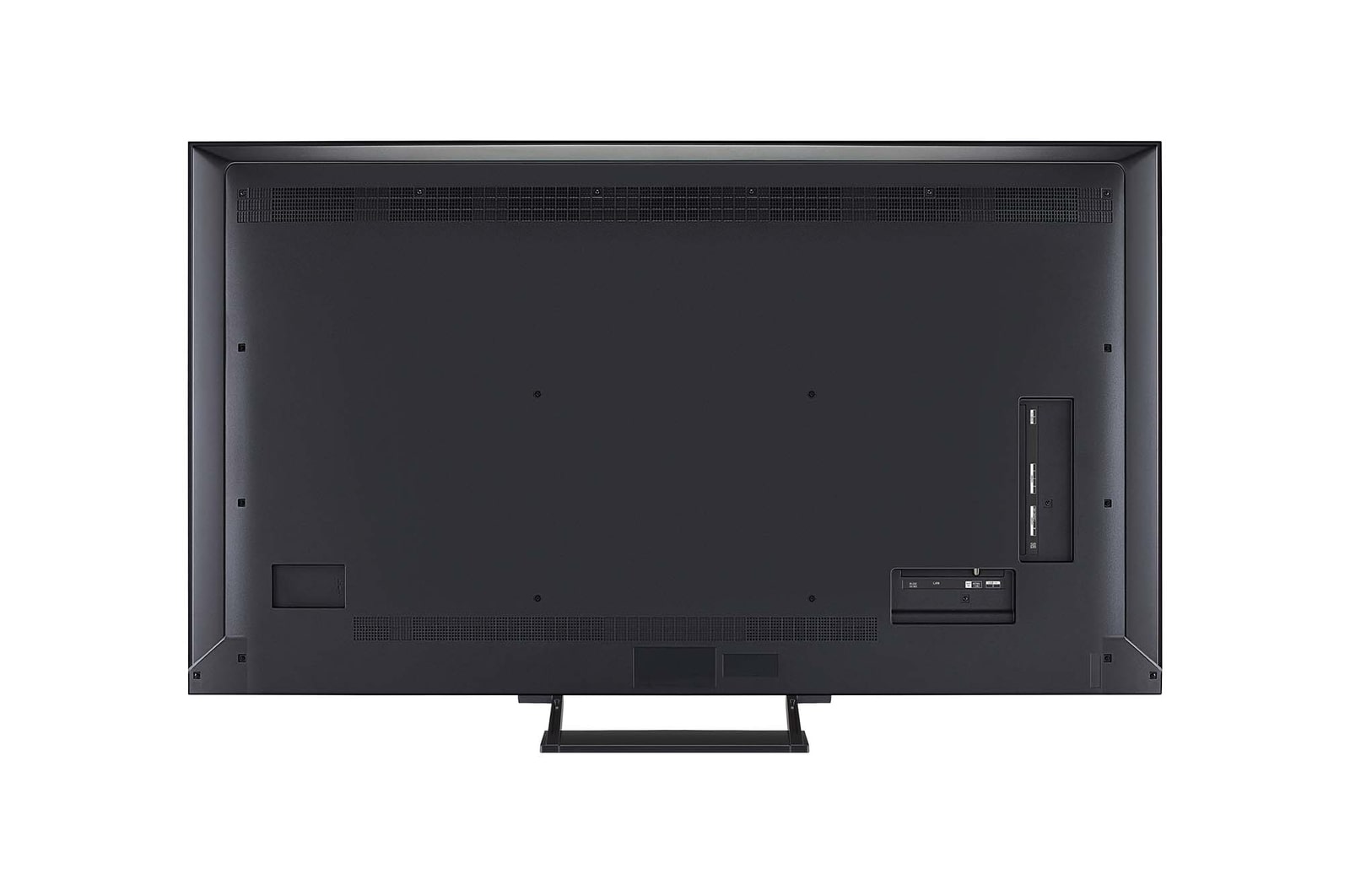 Rückansicht des LG QNED evo TV