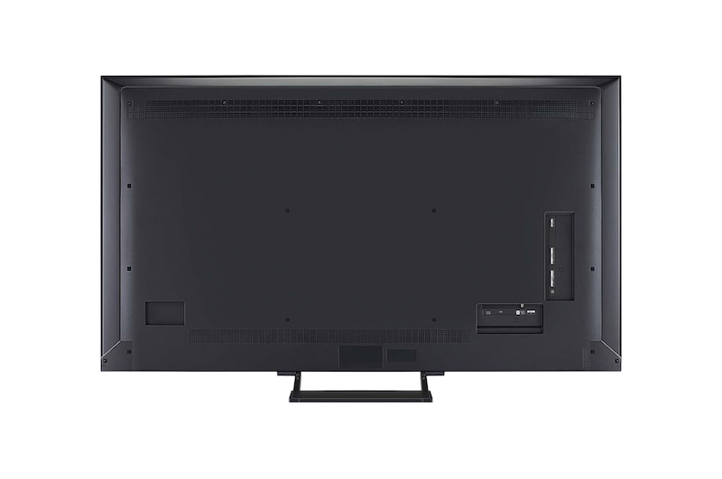 Rückansicht des LG QNED evo TV