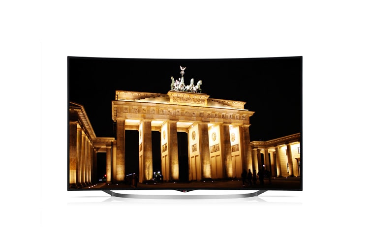 LG Ultra HD-TV mit 164 cm (65 Zoll) Bildschirmdiagonale, Curved Screen, 4K-IPS-Panel, Smart+ TV und Magic Remote , 65UC970V