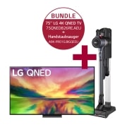 LG 75QNED826RE 75'' LG 4K QNED TV QNED82 & A9K-PRO1G Handstaubsauger mit zwei Akkus I Iron Grey I LG CordZero® A9K-PRO1G, 75QNED826RE.A9KPRO1