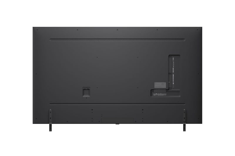 Rückansicht des LG QNED evo TV