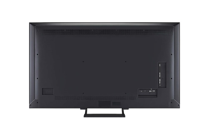 Rückansicht des LG QNED evo TV