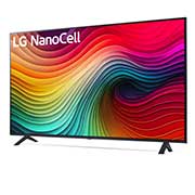 Vorderansicht des LG NanoCell-Fernsehers, NANO80