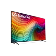 Slightly-angled left-facing side view of LG NanoCell TV