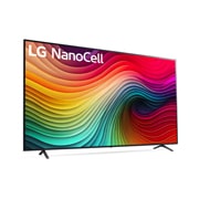 Slightly-angled left-facing side view of LG NanoCell TV