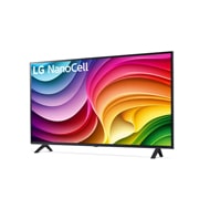 Slightly-angled right-facing side view of LG NanoCell TV