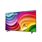 Slightly-angled right-facing side view of LG NanoCell TV
