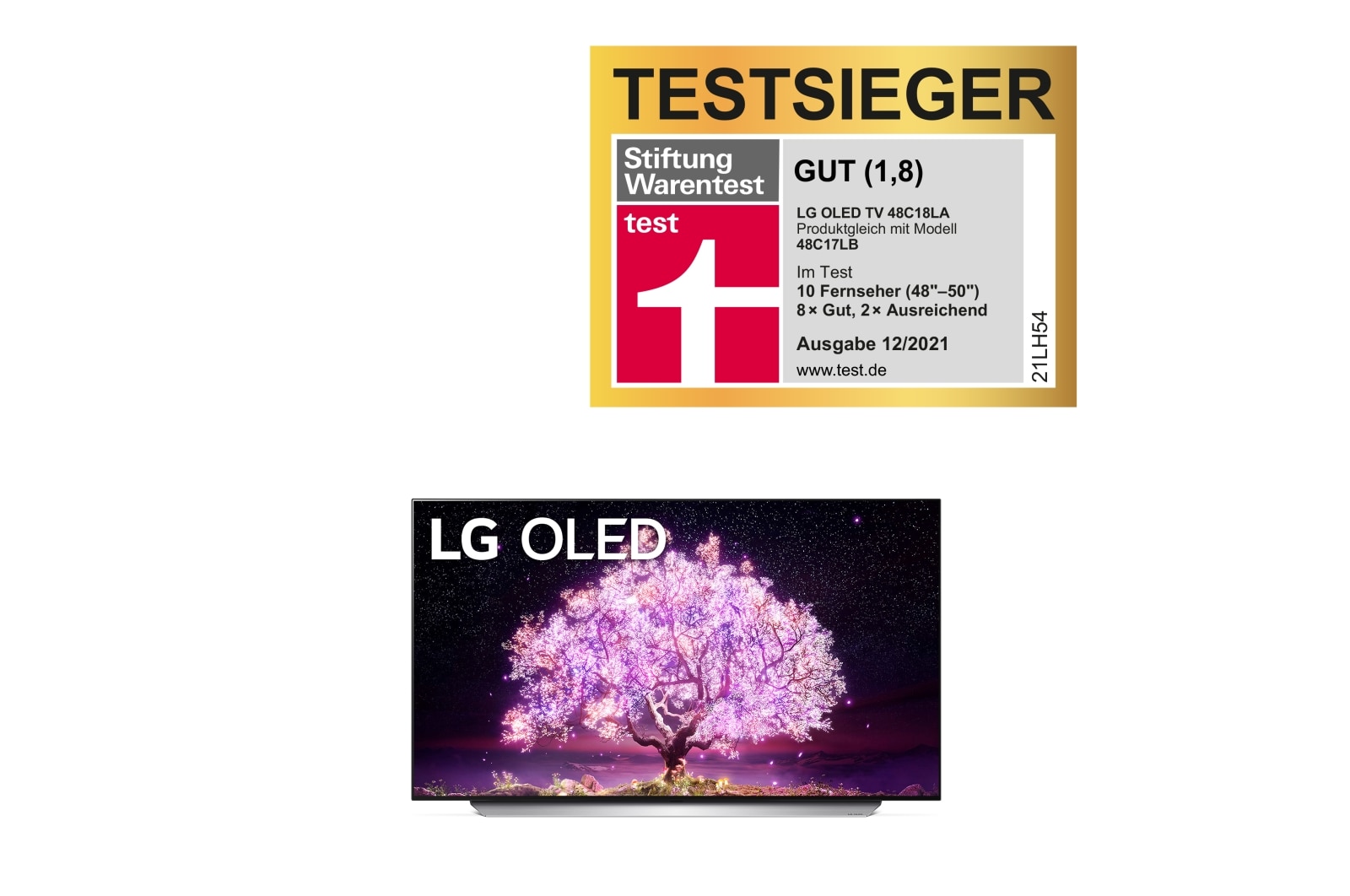 LG 48" 4K OLED TV C1 , OLED48C18LA