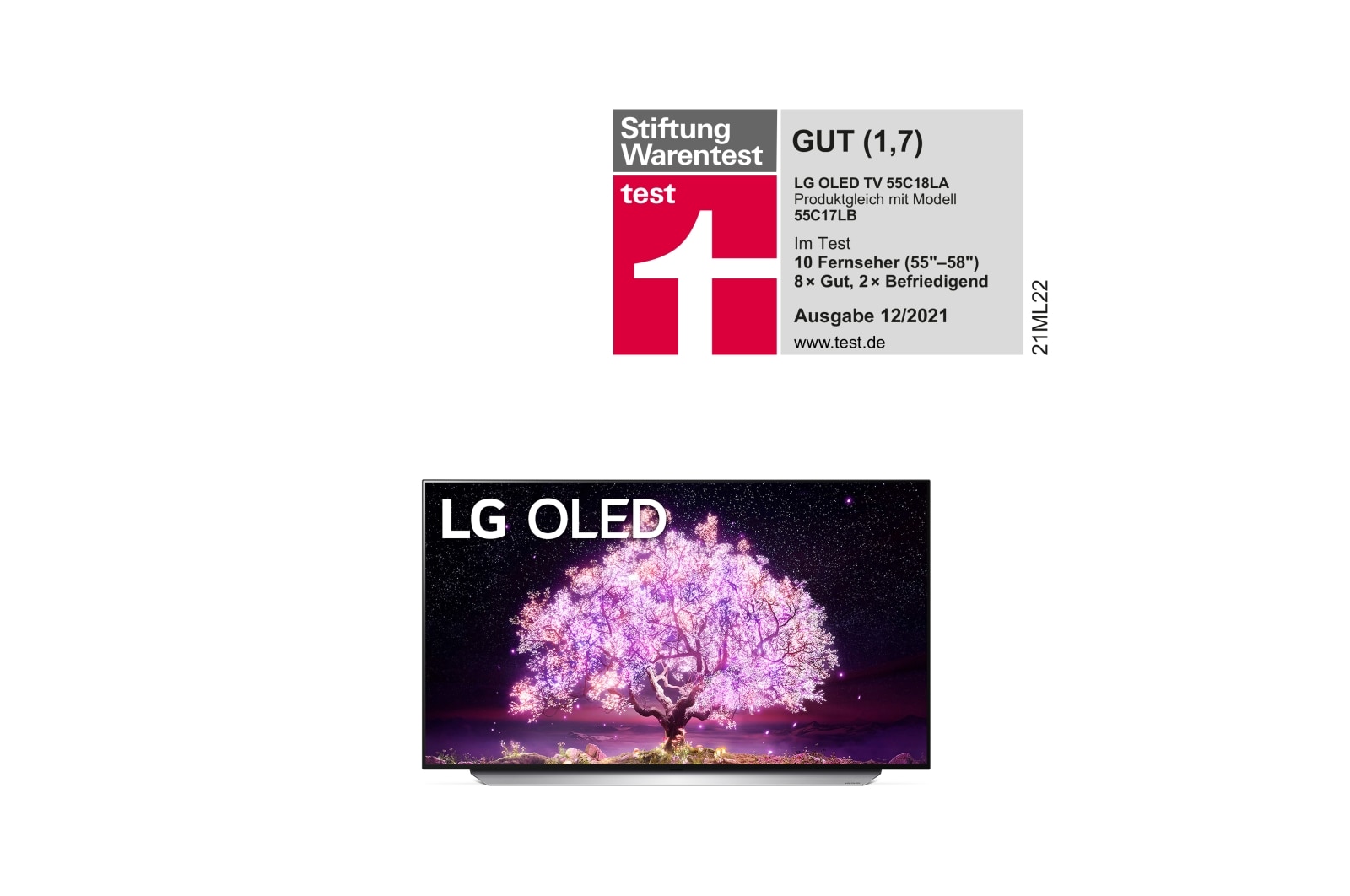 LG 55" 4K OLED TV C1 , OLED55C18LA