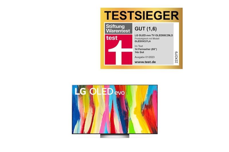 LG 83 Zoll LG 4K OLED evo TV C2, OLED83C29LA