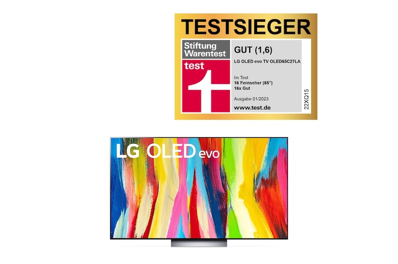 LG 65" LG 4K OLED evo TV C2, OLED65C24LA
