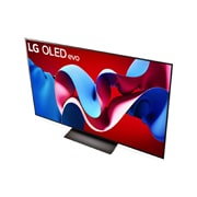 Schrägansicht des LG OLED evo TV C4 von oben