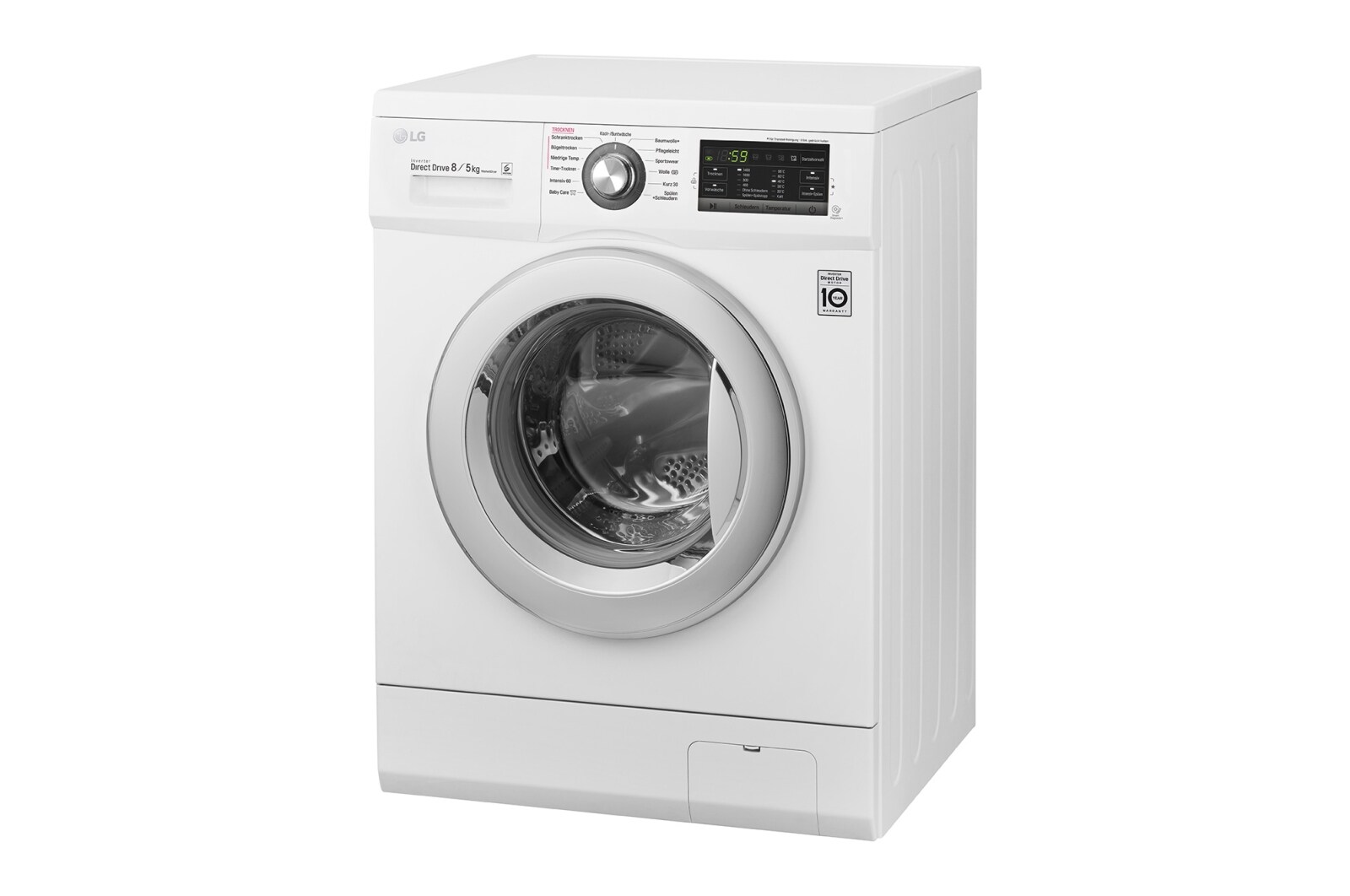 LG Waschtrockner mit 6 Motion DirectDrive™-Technologie | Energieeffizienzklasse* A | 8 kg Waschen / 5 kg Trocknen, F14G6TDM2NH