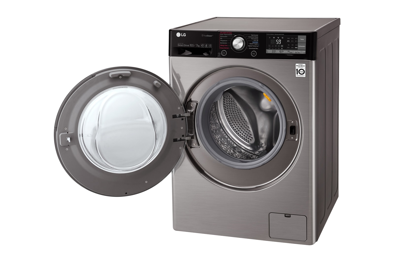 LG Waschtrockner | Serie 9 | 10,5 kg Waschen | 7 kg Trocknen | TrueSteam™ | Inverter DirectDrive™ | SmartThinQ™  , F14WD107TH6