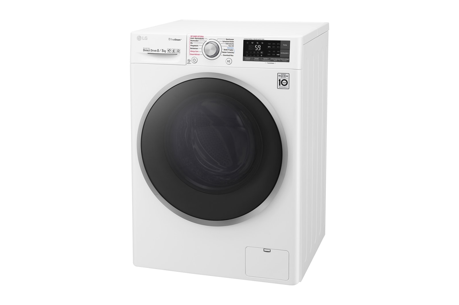 LG Waschtrockner | Serie 9 | 8 kg Waschen | 5 kg Trocknen | TrueSteam™ | Inverter DirectDrive™ | SmartThinQ™, F14WD85EH1