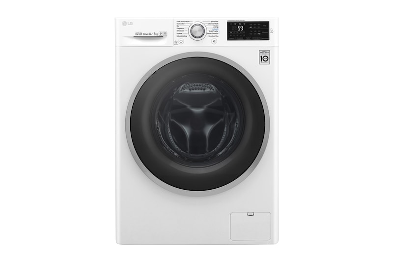 LG Waschtrockner | Serie 5 | 8 kg Waschen | 5 kg Trocknen | Inverter DirectDrive™ | Chrom-Rahmen, F14WD85TN1