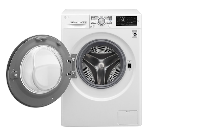 LG Waschtrockner | Serie 5 | 8 kg Waschen | 5 kg Trocknen | Inverter DirectDrive™ | Chrom-Rahmen, F14WD85TN1