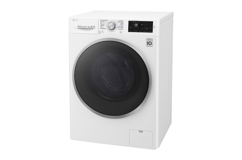 LG Waschtrockner | Serie 5 | 8 kg Waschen | 5 kg Trocknen | Inverter DirectDrive™ | Chrom-Rahmen, F14WD85TN1