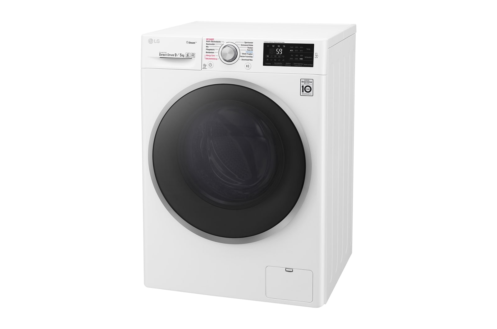 LG Waschtrockner 9 KG Waschen / 5 KG Trocknen |  Steam Funktion | NFC Funktion, F14WD95TS1