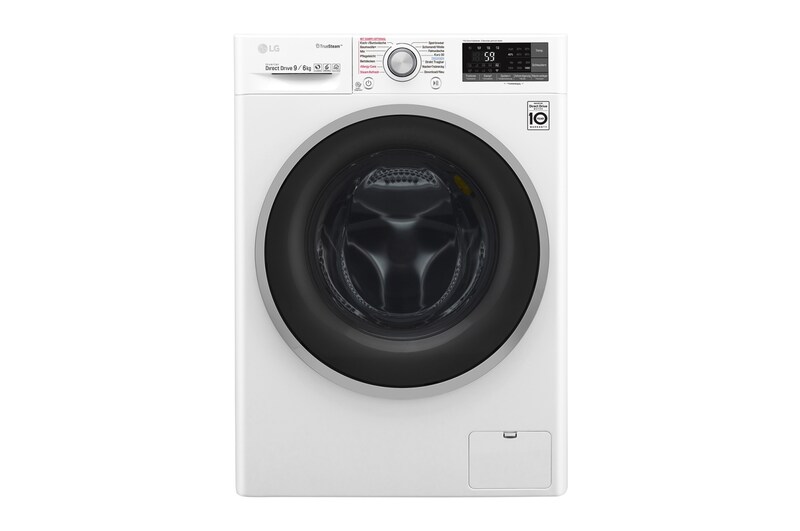 LG Waschtrockner | Serie 9 | 9 kg Waschen | 6 kg Trocknen | TrueSteam™ | Inverter DirectDrive™ | SmartThinQ™ | Silber-Rahmen, F14WD96EH1