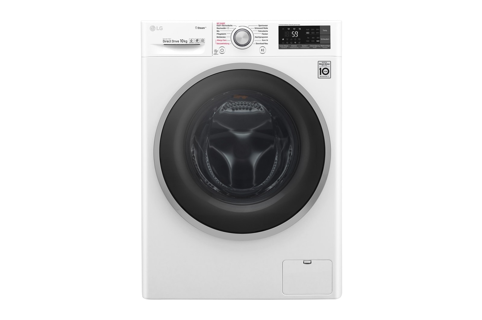 LG Waschmaschine | Serie 7 | 10 kg | Steam™ | TurboWash™ | Smart ThinQ™, F14WM10ATS1